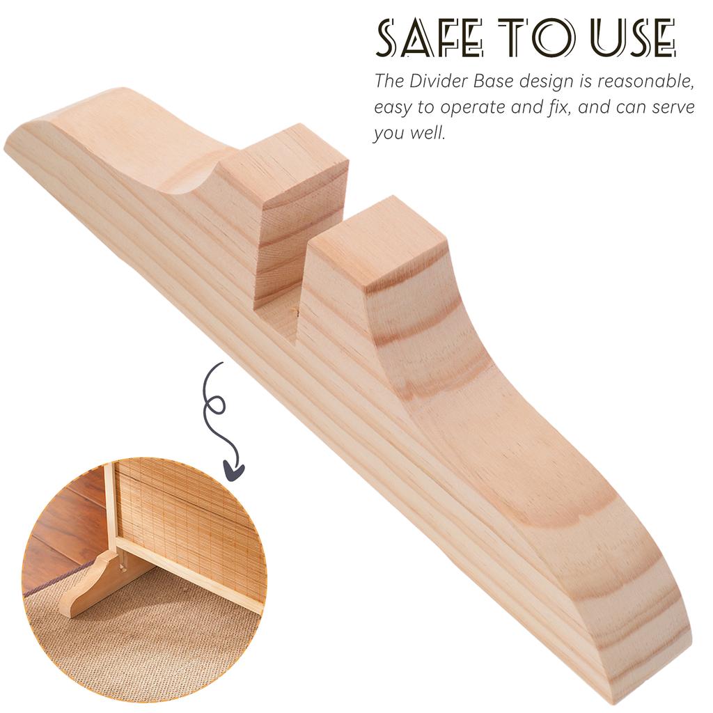 Wooden Screen Base Partition Clips Room Divider Support Bases Clamps Office Bracket Brackets