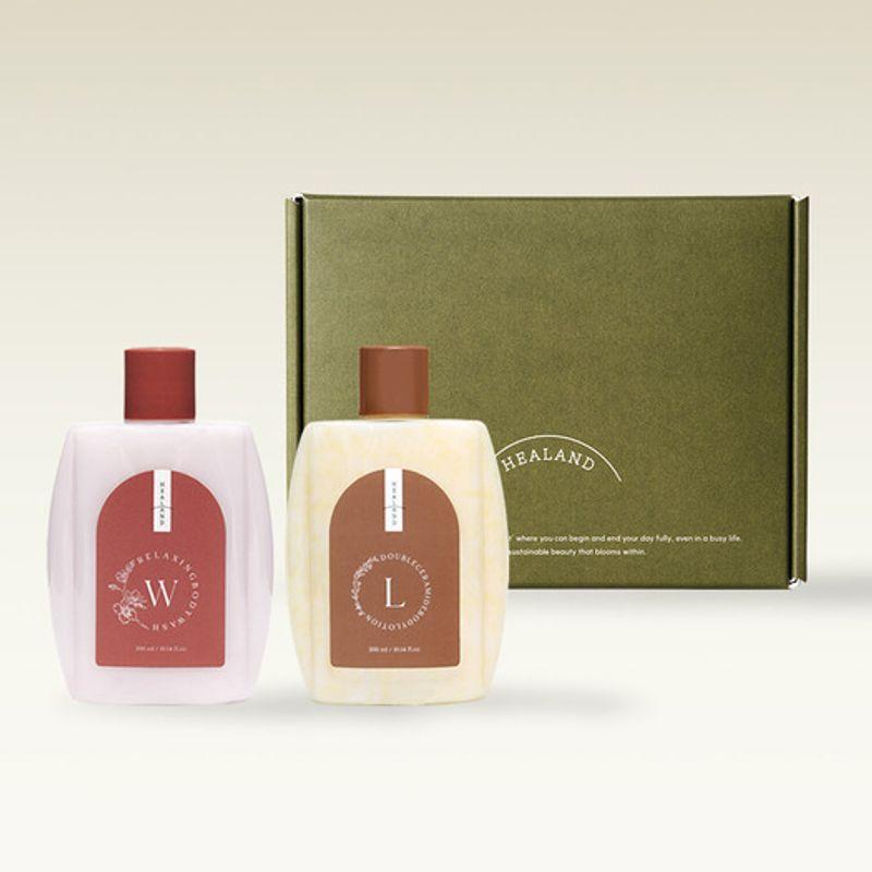 HEALAND [GIFT Packaging] Body Care Set (Body Wash + Body Lotion) Body care set (body wash + body lotion)