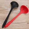 2Pcs Hitzebeständige Silikon Schöpfkelle Löffel Langen Griff Hängen Loch Nicht-Stick Rühren Löffel Küche Kochen Utensilien Backen werkzeug