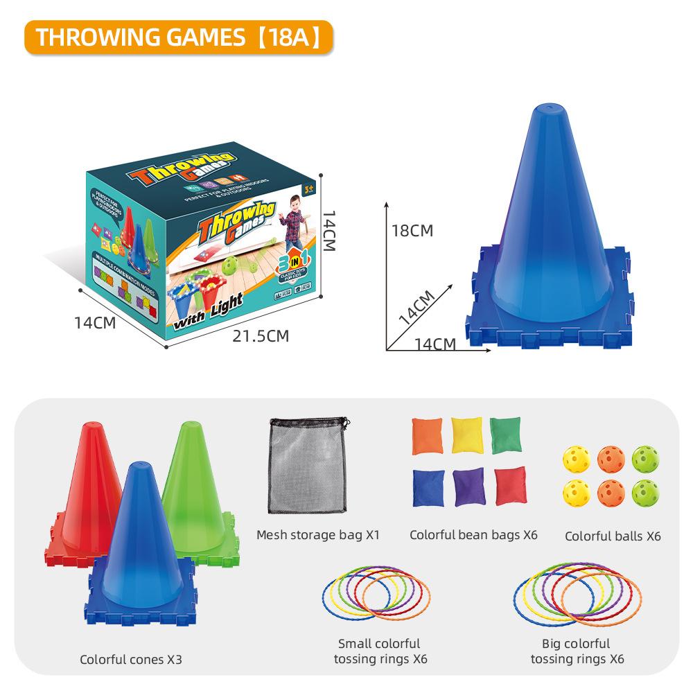 

Игры для вечеринок Отдых на свежем воздухе Групповое строительство Многопользовательские интерактивные светящиеся игрушки Семейный подарок на день рождения Бросок 18A