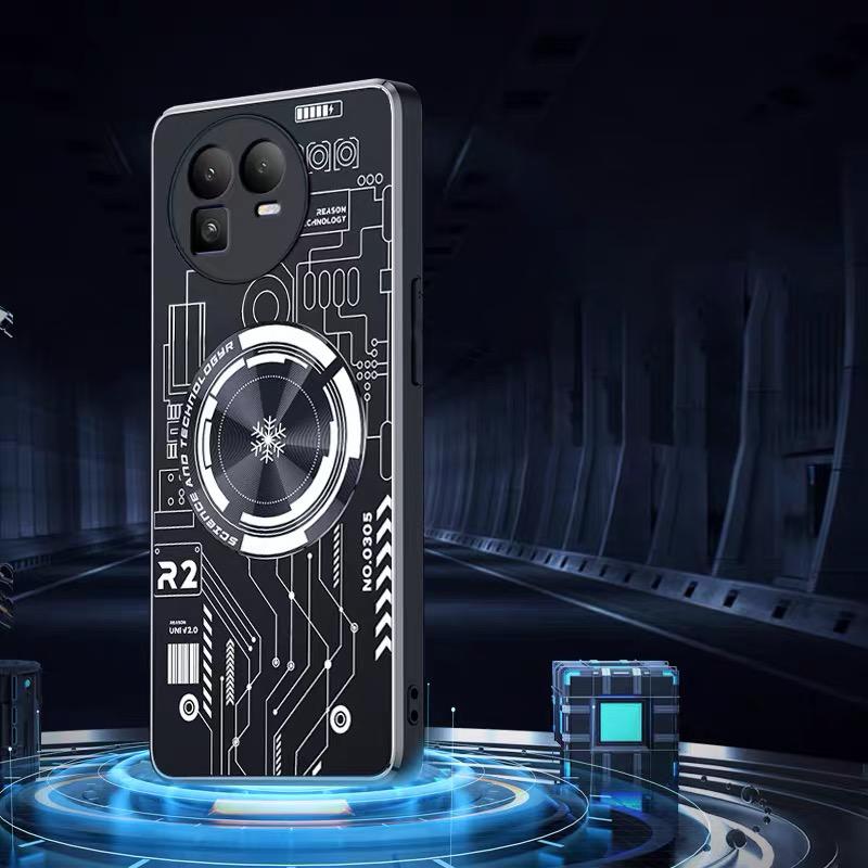 Funda Magnética Para Realme GT 8 Pro Funda Trasera con Disipación de Calor para Realme GT 8 PRO