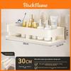 Étagère de salle de bain murale blanche minimaliste moderne avec design détachable pour rangement douche et toilettes