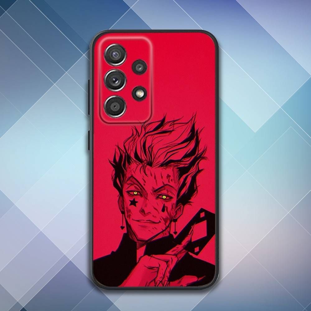 Anime H-Hisoka M-Morow Phone Case For Samsung S25,S24,S21,S22,S23,S30,Ultra,S20,Plus,Fe,Lite,Note,10,9,5G Black Cover