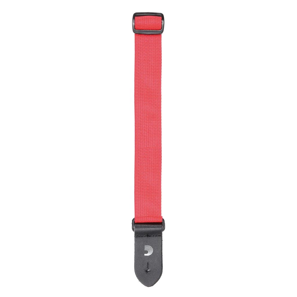 Ukulele Strap Small Instrument Strap PWSUKE301 Poly Pro Red D'Addario - []