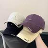 2026 Korean Style Minimalist Baseball Cap Large Head Size Face Slimming Sports Sunshade Peaked Cap for Men Wome