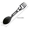 Picnics Hiking Pocket Cutlery Strong Waterproofed Bottle Openers Spoon Fork for Camping Hiking Backpacking Hunting