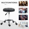 2-Piece Set Rolling Stool Height-Adjustable, Swivel Stool 48-63 cm, Work Stool 360 degrees Rotatable, Office Stool for Office, Salon, Massage, Spa