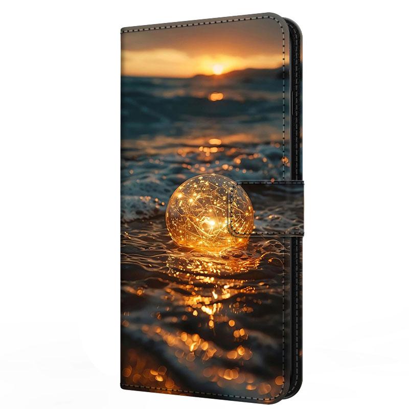 For Samsung A16 Magnetic Wallet Shell Relief Capa Leather Case Protector Book Flip Cover Galaxy A06 A56 A26 A36 A 16 06 56 36 26