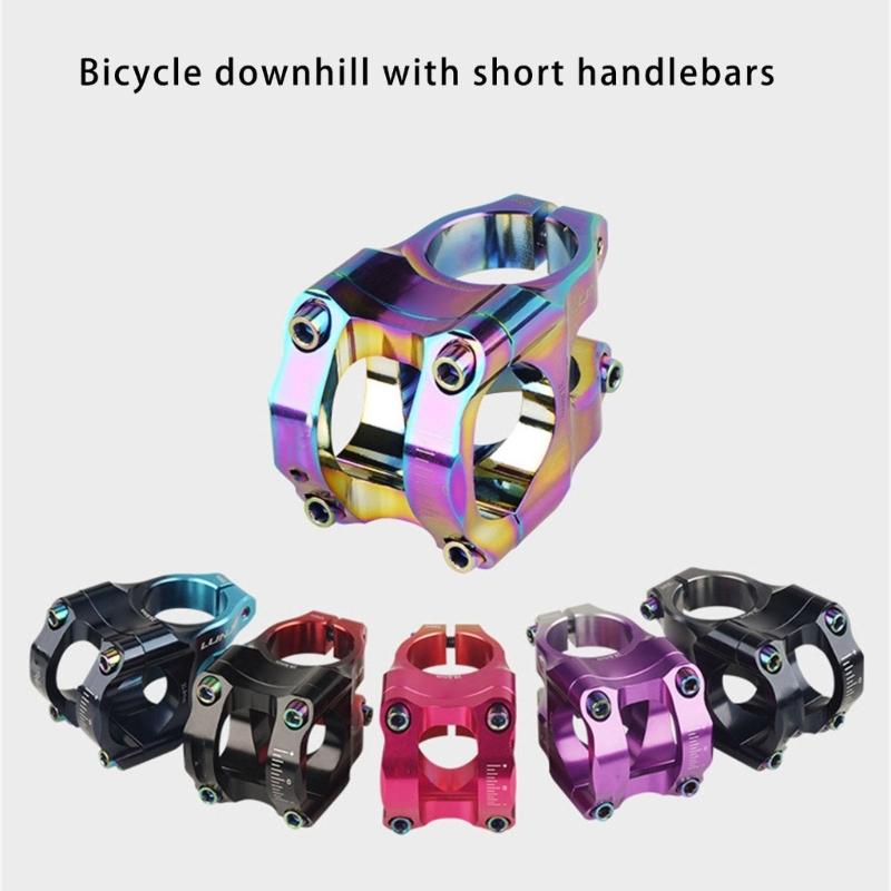 High Strength Short Handlebar Stem Aluminum Alloy Road Bike Stem Light Weight Bike Handlebar Stem for Most Bike