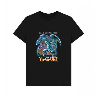 Yu Gi Ah! Unisex Yetişkin Mavi Gözlü Beyaz Ejderha Tişörtü