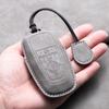 Styling Mouldings Sheepskin Car Key Cover Case for Ford Maverick Focus Edge Explorer Everest Fusion Mondeo Mustang Raptor Bronco