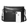 New JAGUAR Top Grain Cow Leather Crossbody Bag, Shoulder Bag Men's Black JA1T1201023101