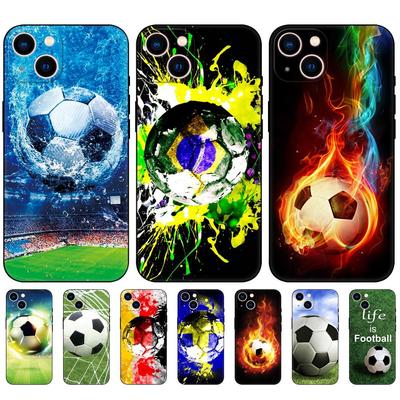Football-Themed Mobile Phone Case for iPhone 14, 13, 12, 11 Pro, Max, Mini