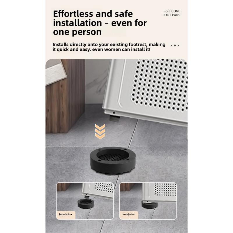 Washing Machine Shock Absorber Foot Pad Washing Machine Universal Silent Non-slip Shock Absorber Heightening Foot Pad