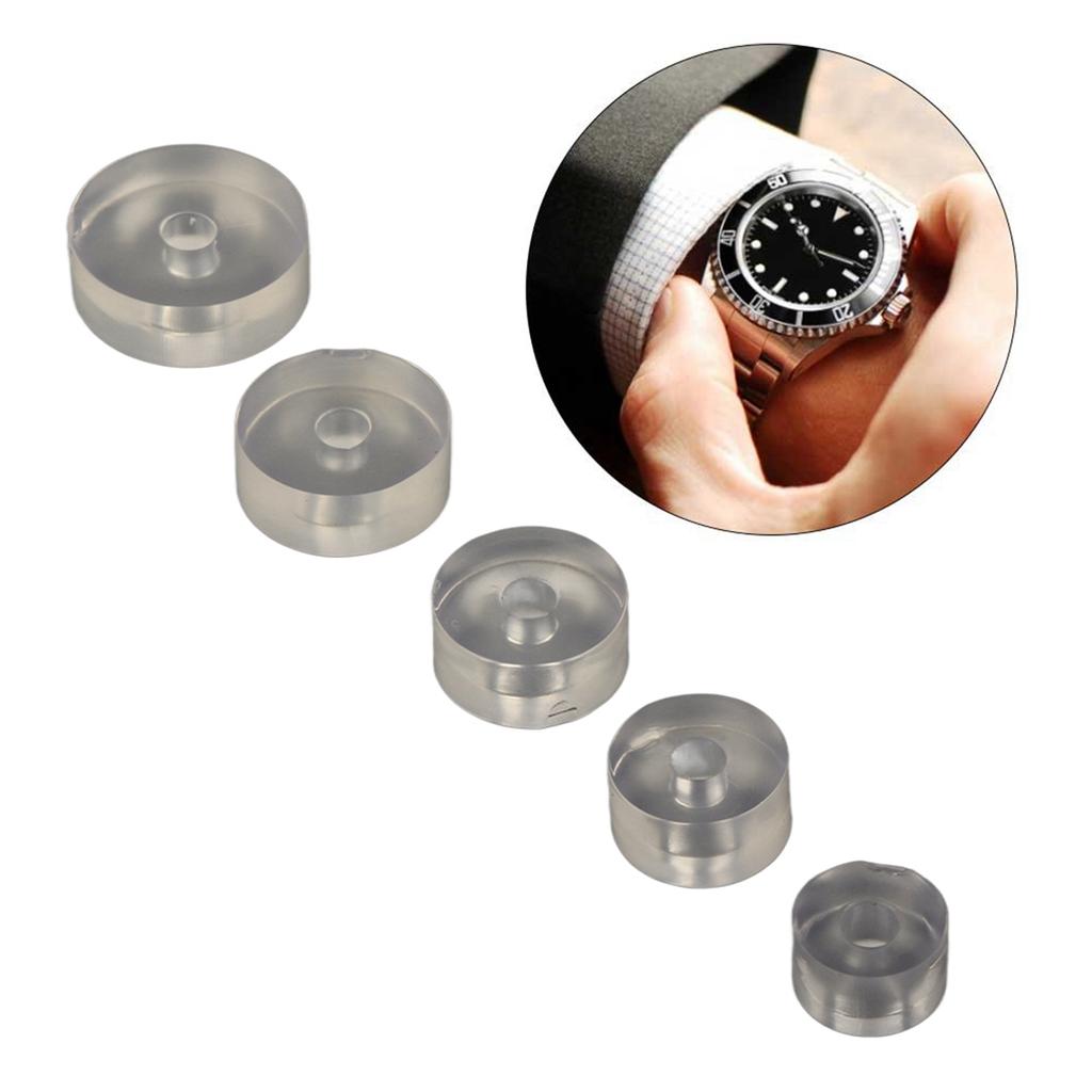 5pcs Set Watch Movement Cushion Holder Protective Casing Pad Watch Repairing Tool