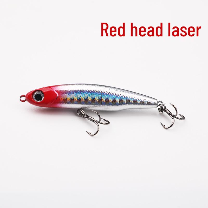 Whitebait Sinking Pencil Trembling Micro Lure for Long Casting, Artificial Bait for Culter, Perch, Mandarin Fish.
