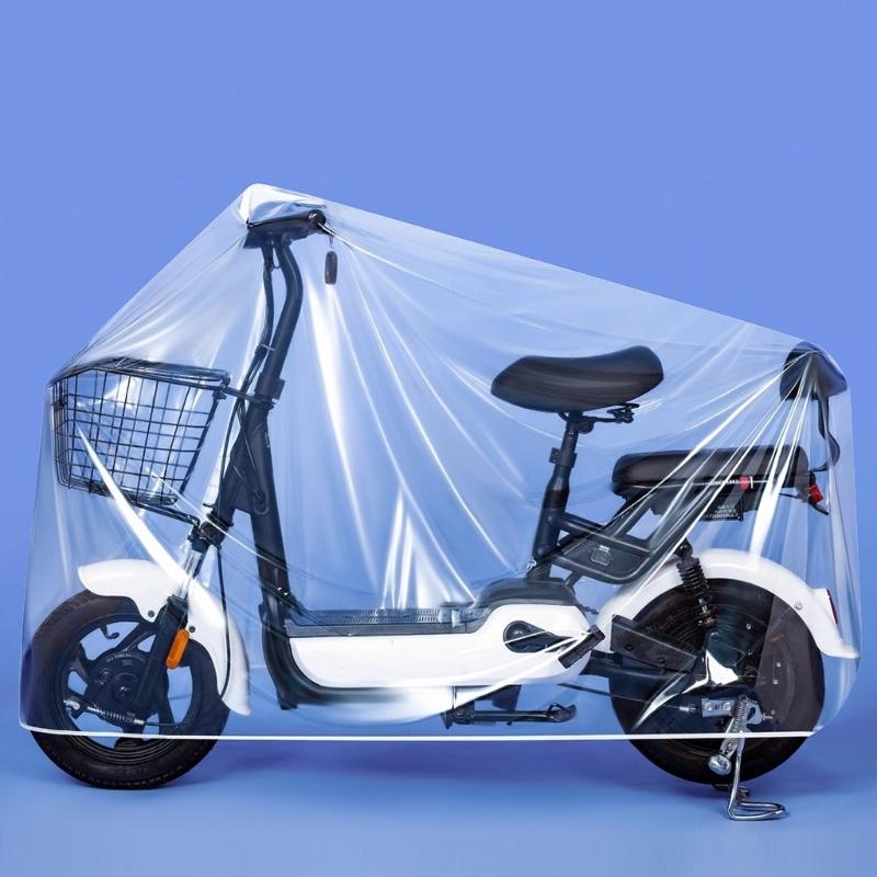 Housse de Pluie Imperméable pour Moto Scooter Protection Extérieure contre le Soleil Anti-poussière Protecteur