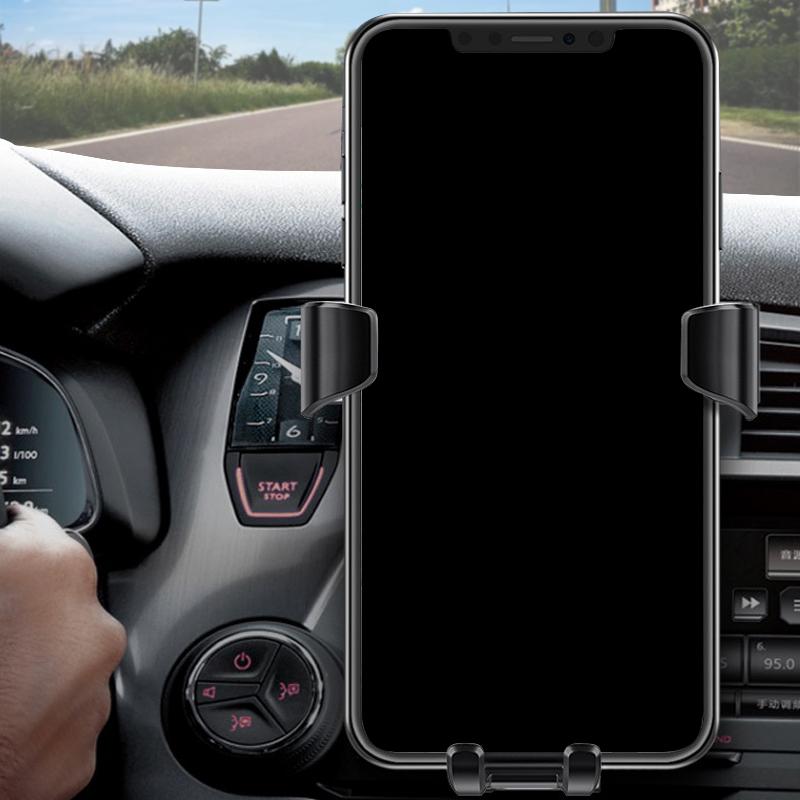 1 PIÈCE Support de Téléphone de Voiture à Gravité Bouche d'Aération Support GPS Accessoires Pour Ford Mustang ST line Mondeo Focus Fiesta Escape Kuga Ecosport Ranger EXplorer