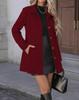 2026 European & American Women's Autumn/Winter Fashion Woolen Stand-Up Collar Coat