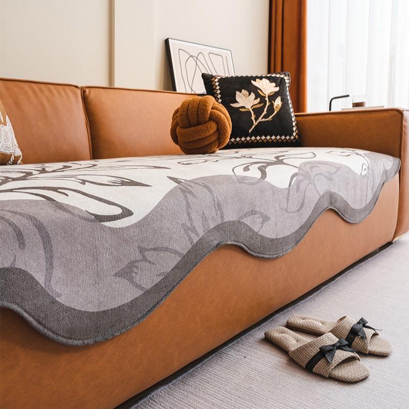 Flowers Sofa Cover Non-Slip Couch Slipcover Protector Universal Irregularity Sofa Cushion European Style Retro