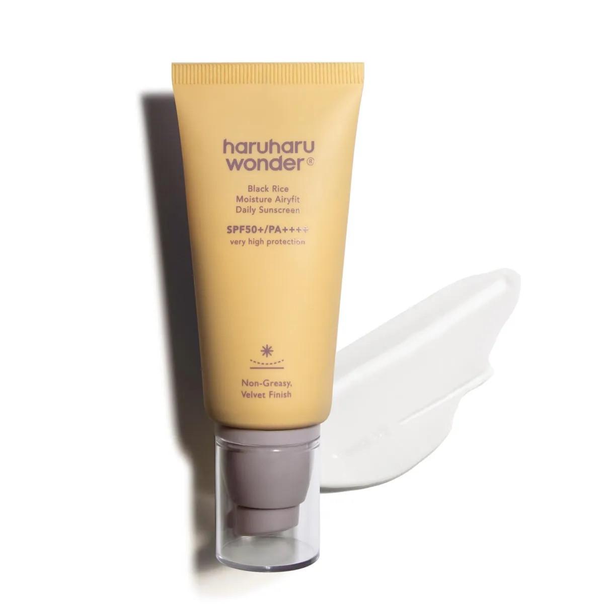 

HARUHARU WONDER Black Rice Moisture Airyfit Daily Sunscreen SPF 50+ PA++++ 50 мл