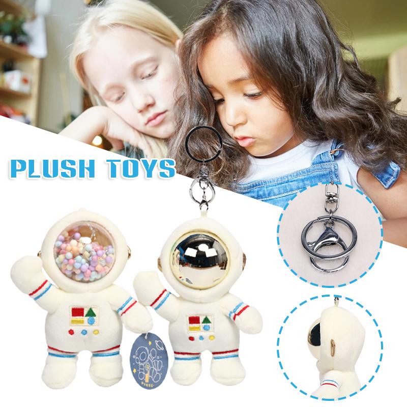 Cute Astronaut Pendant Portable Cartoon Plush Toy Lightweight Backpack Decoration Great Gifts For Boys Girls