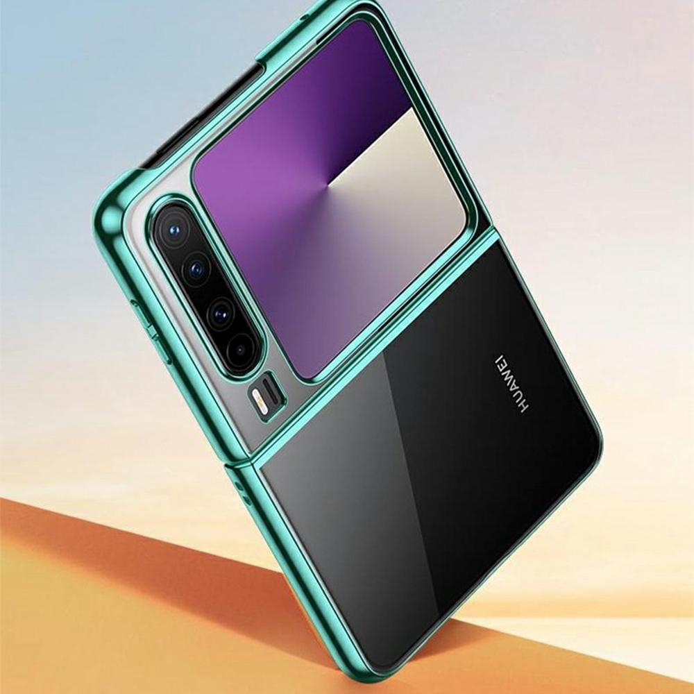 For Huawei Pura X Case Electroplating Transparent PC Phone Cover