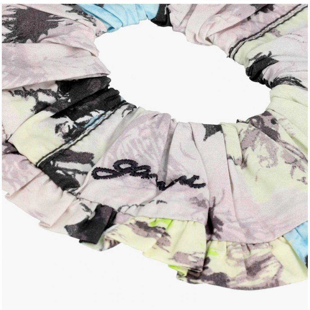 Ganni Floral Scrunchie Hairband A6576 999