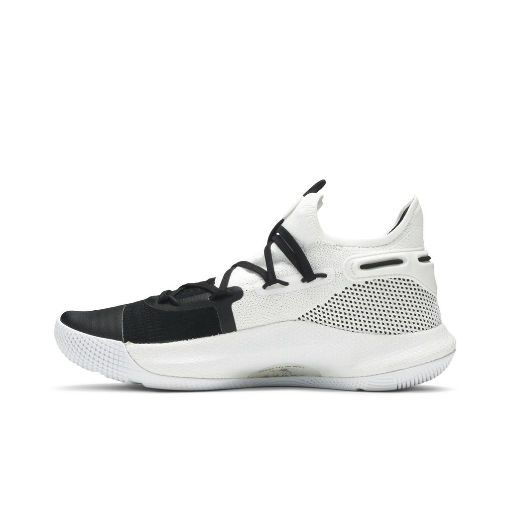 Under Armour Curry 6 'Working Excellence' (Unisex) White / Black Basketball Shoes 3020612 101
