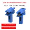 2pcs Car Brake Line Clamp Oil Plug Tool Universal Fluid Stop Clamp Kit Sealing Tool for Vehicle Repair Workshop