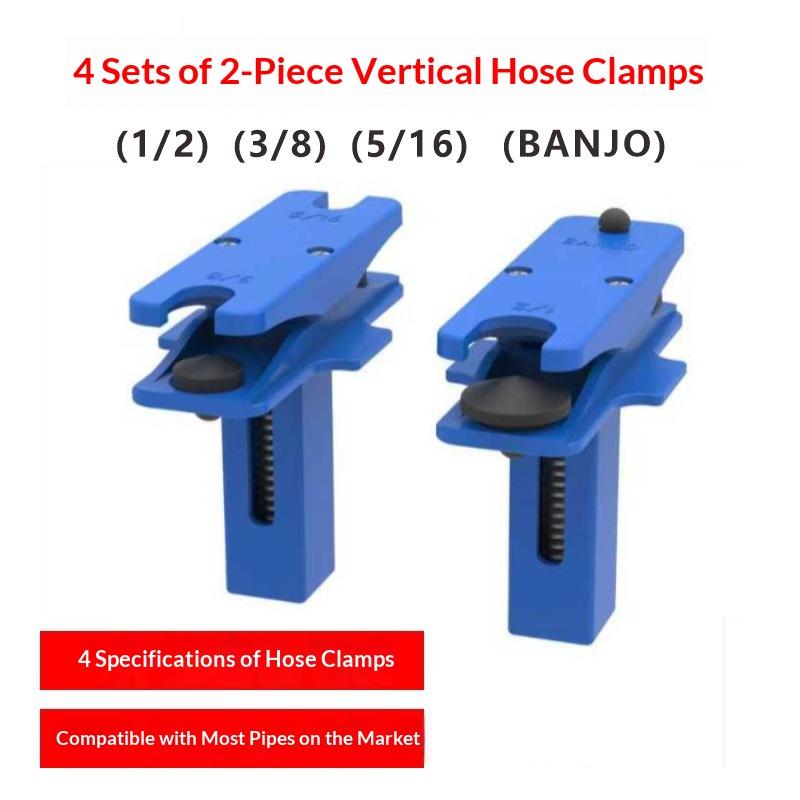2pcs Car Brake Line Clamp Oil Plug Tool Universal Fluid Stop Clamp Kit Sealing Tool for Vehicle Repair Workshop