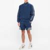 Adidas Originals Trefoil X Blondey Collab Striped Stand Collar Pullover Sweatshirt Men Tops Blue GS9267