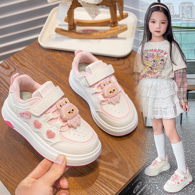 2026 Kids' Cartoon Spring & Autumn Sports Shoes - Girls' Casual & Running Shoes