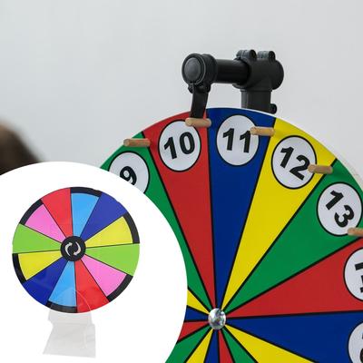 Roda de Roleta 20cm Acrílico Superfície Apagável Jogo da Sorte para Pub Atividade de Ensino Adereços Jogo de Aprendizagem Supermercados Festa