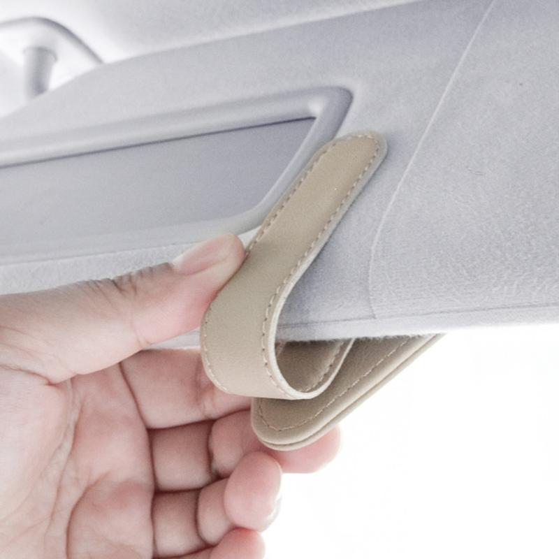 Multifunctional Eyeglass & Sunglass Holder for Car Compact & Practical Sunglass Storage Stylish Car Sunglasses Clamp