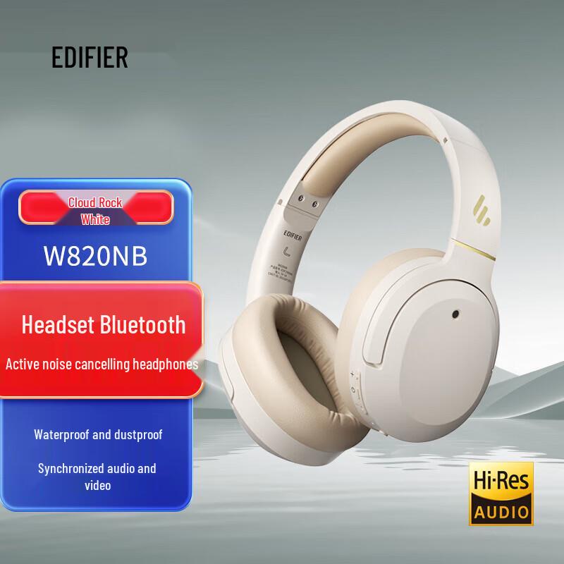 

Edifier W820NB Classic Edition ANC Bluetooth Over-Ear Headphones