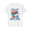 North Shore Beach Hawaii Surfing Vintage Hawaiian Retro Surf Kids T Shirt Vintage Washed Fashion Slightly Soft Unisex