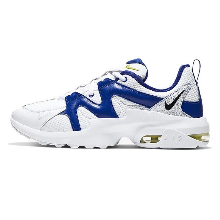 Nike Air Max Graviton Comfortable Fabric Low Top Casual Running Shoes Unisex Sneaker White Blue Silver AT4525-103
