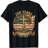 250 Ans Foi et Liberté Chrétien USA 250ème Anniversaire T-shirt