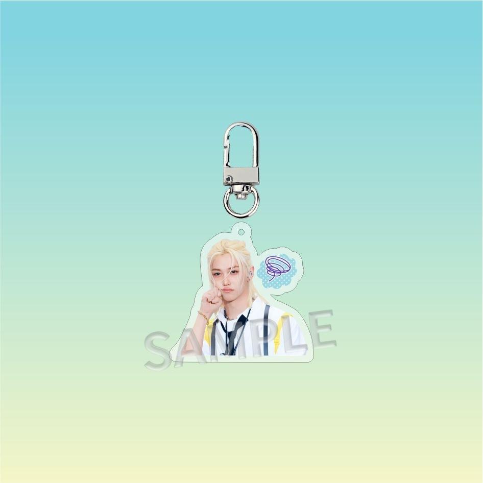 Kpop Stray Kids Cute Acrylic Keychain Skzoo Emoji Bag Acrylic Keychain Bag Star Felix Surrounding Kpop