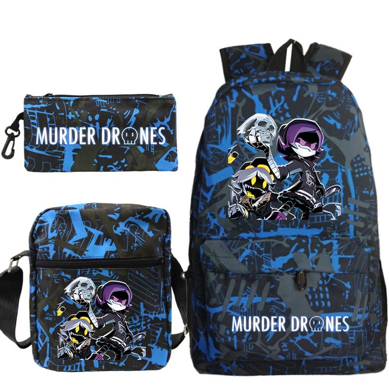 Neuer Murder Peripherie-Trend Schulterrucksack-Set Lässige Stiftetasche Grund- und Sekundarschultasche