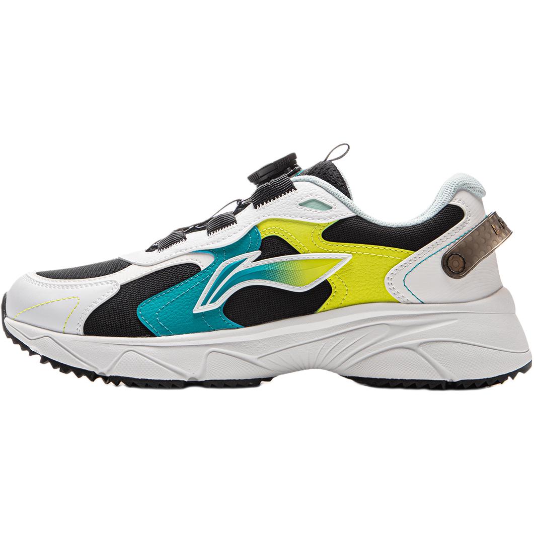 Li Ning Тканевые Модные Удобные Износостойкие Дышащие Низкие Повседневные Кроссовки Детские кроссовки Белый YKCV148-3 38