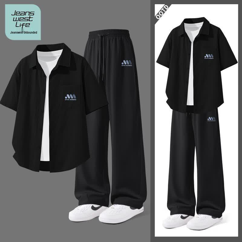 Jeanswest Men s Ice Silk Geometric Print Set XL