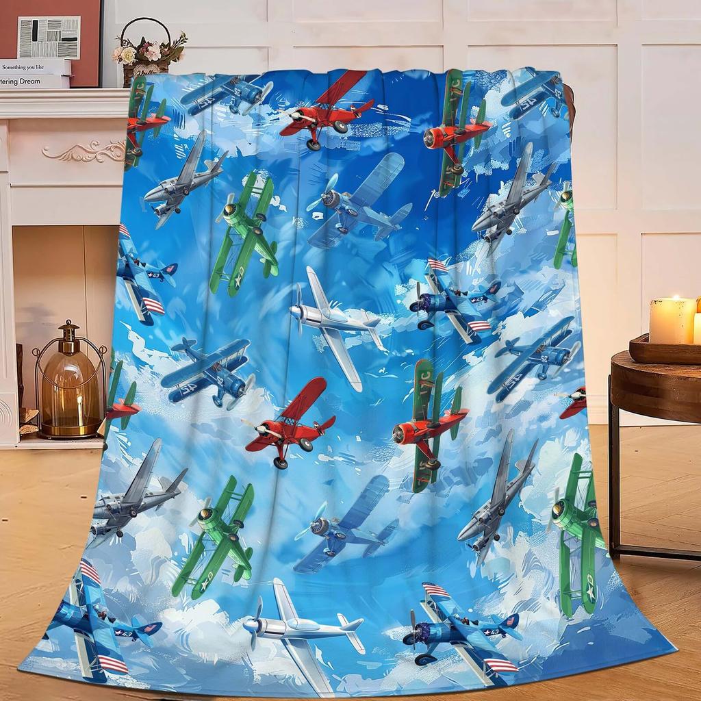 Two frog patterns digital-printed polyester Bedroom velvet flannel soft sofa cover blanket Fleece sofa cover blankets for beds