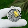 Natural Bumble Bee Jasper Gemstone Jewelry 925 Sterling Silver Pendant For Women