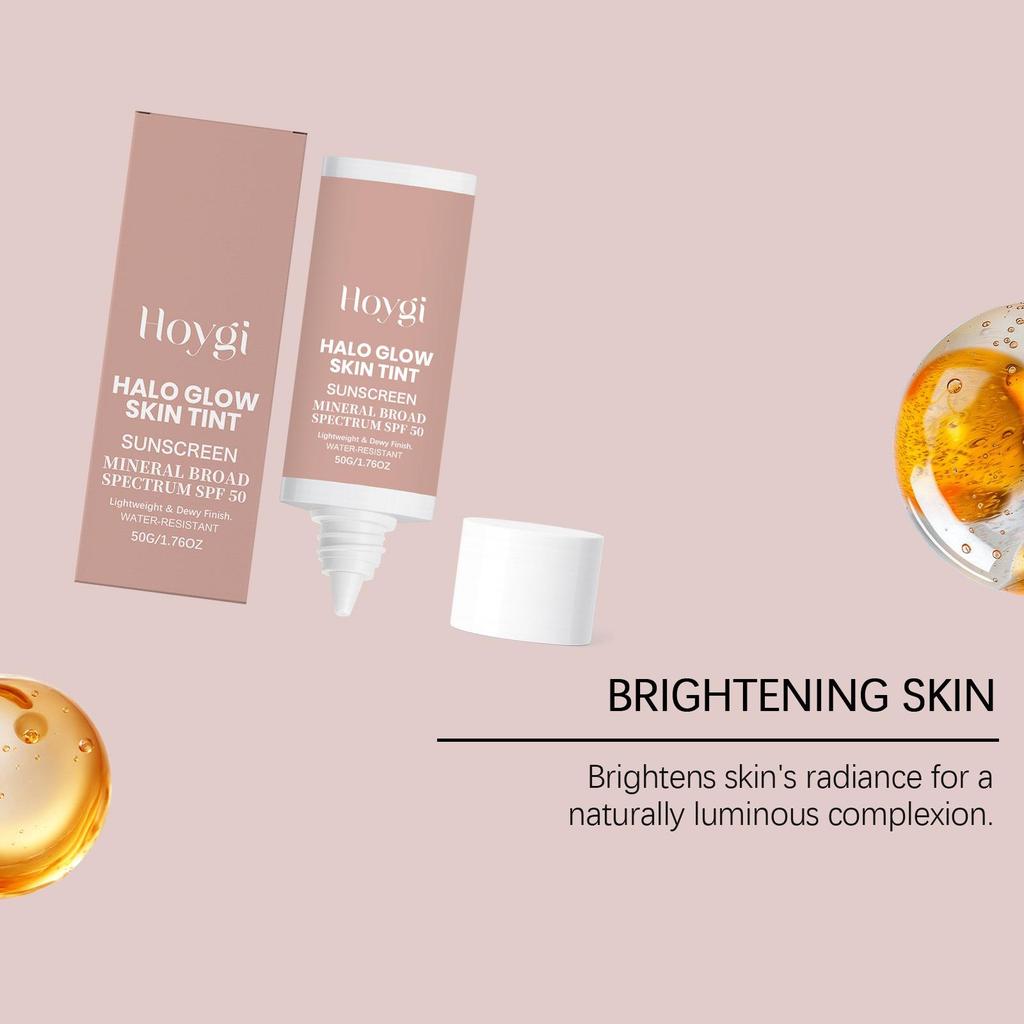 HOYGI Light Tint Protective Moisturizing Cream – Refreshing & Non-Sticky for Summer