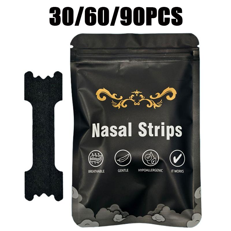 30/60/90Pcs Sports Nasal Strips Enhanced Adhesion Breathable Comfortable Anti Snoring Nose Patch Sleep Aid