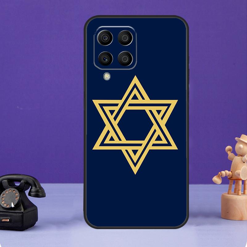 David Jewish Star Symbol Case For Samsung Galaxy M12 M32 M52 M56 M06 M16 M36 M54 M34 M14 M35 M55 M15 M11 M31 M13 M53