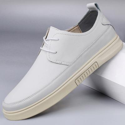 Frühling Herbst Heißverkauf Herren Oxford Schuhe Britische Herrenschuhe Trendy Elegant Weiß Herren Business Casual Schuhe Schnürung Rutschfest