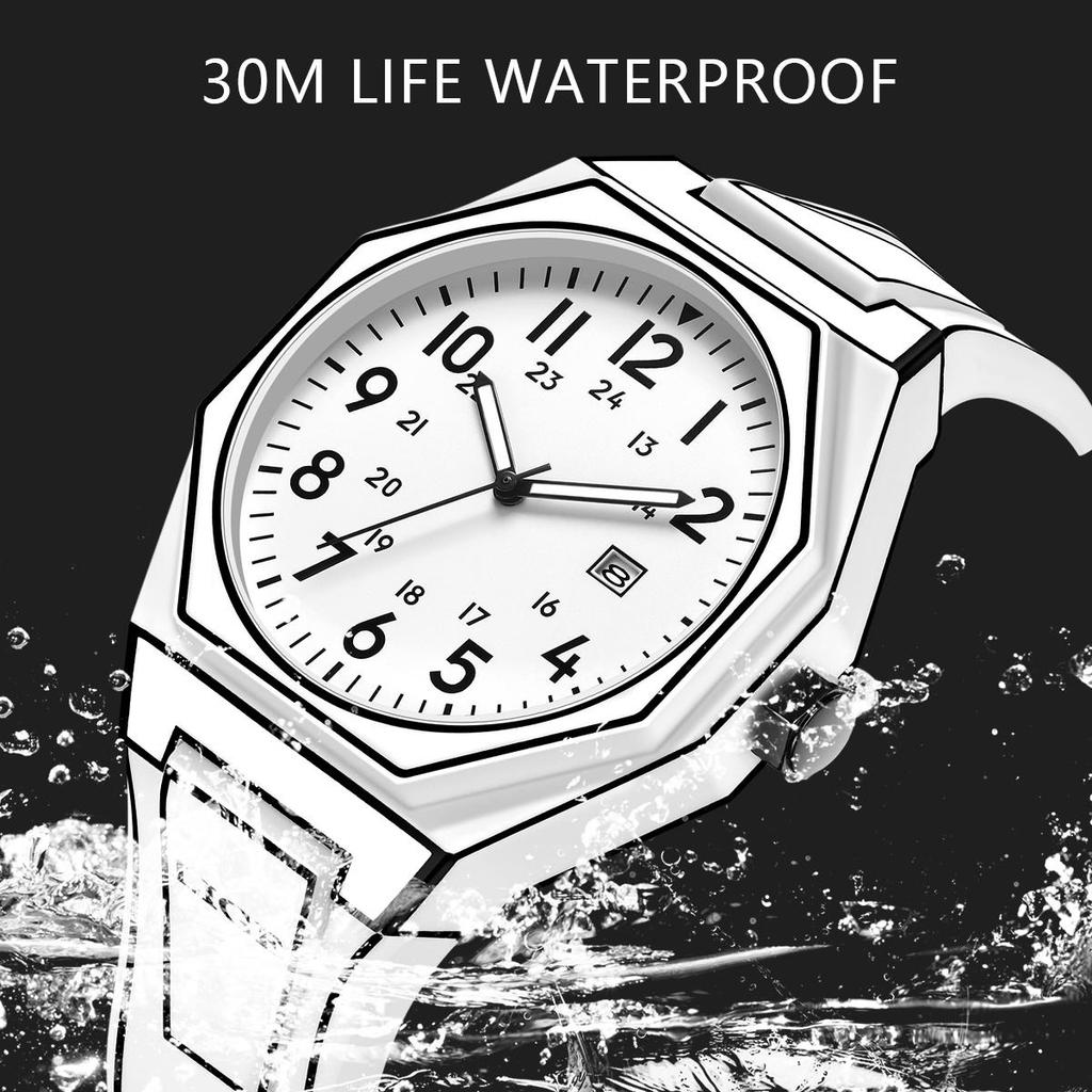LIGE New Creative Men Watch Fashion Casual Comic Style Waterproof Men's Quartz Watch